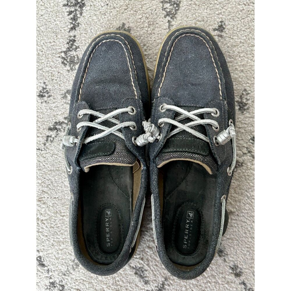 Sperry Top-Sider Ivyfish blue women's boat shoes - size 9M